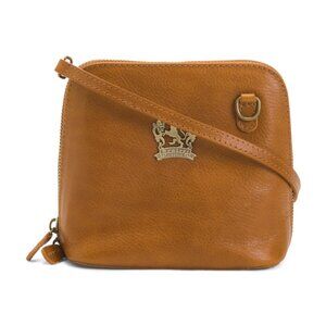 PRATESI Made In Italy Leather Melina Dome Crossbody